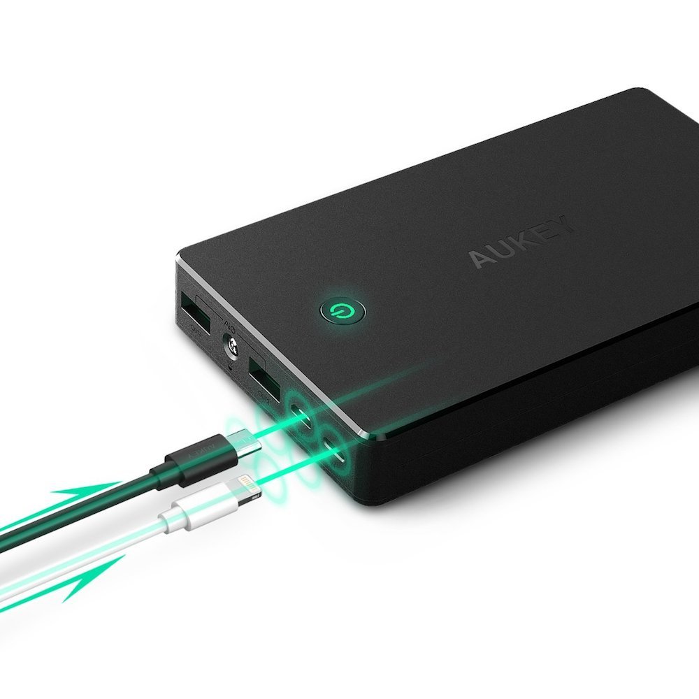 chargeur externe aukey 20 000 mAh